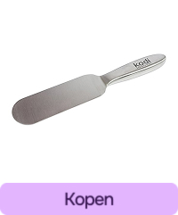 Kodi metalen basis voor pedicurevijl grijs 260x45x20 mm